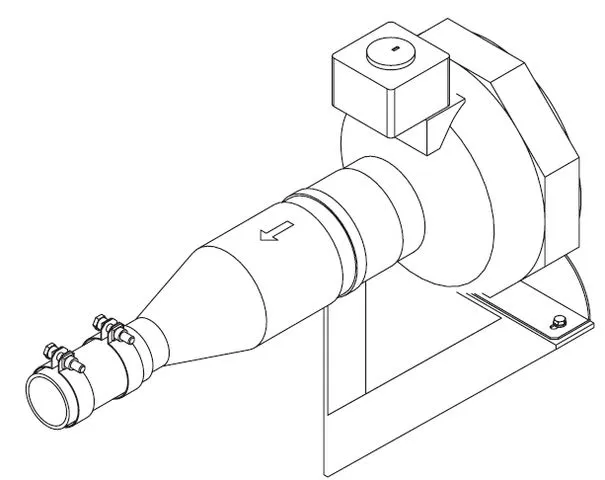Hoesch Zubehör Zuluftgebläse 230V / 50Hz für Dampfgeneratoren