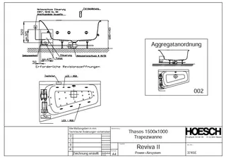 Hoesch WP Thasos 3745&Reviva II Power+Air Weiß/verchromt/Motor links – Bild 2