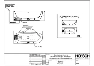 Hoesch WP iSensi Eck 1800x800 li.Bef. Monolith, iSensi System, Motor li. – Bild 3