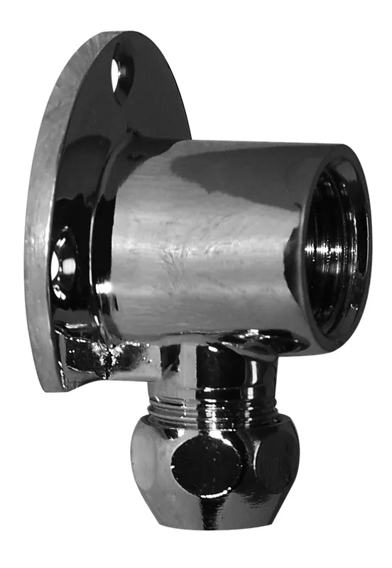 Wandscheibe chrom, IG1/2"x3/8", QV 10mm