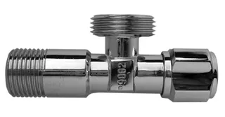 Eckventil 1/2"x3/4", kl. Gr. , o. QV