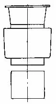 Ablaufgarnitur kpl. 90mm, für 845