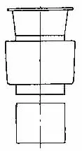 Ablaufgarnitur kpl. 90mm, für 845
