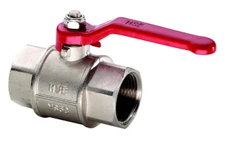 Kugelhahn matt verchromt Nr.1450 21/2" f.Kalt/-Warmwasser,Druckluft,Dampf,Öl
