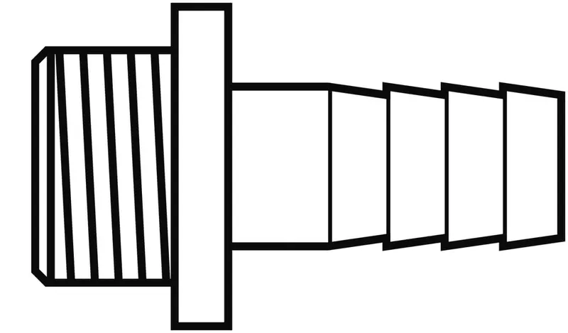 ES-Schlauchnippel 337 DN 25 (1")x25mm