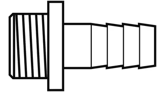 ES-Schlauchnippel 337 DN 40 (11/2")x39mm
