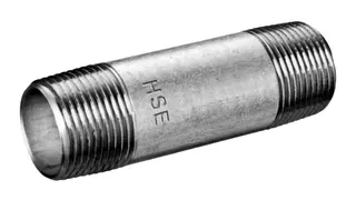 Rohrnippel Nr.23 2"x130mm DIN EN 10241 verzinkt, geschweisst