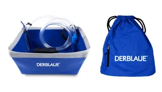 DERBLAUE Set ohne Akku (Wanne, Netzteil, Pumpe, Schlauch)