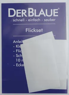 DERBLAUE Flickset (3 Flicken)
