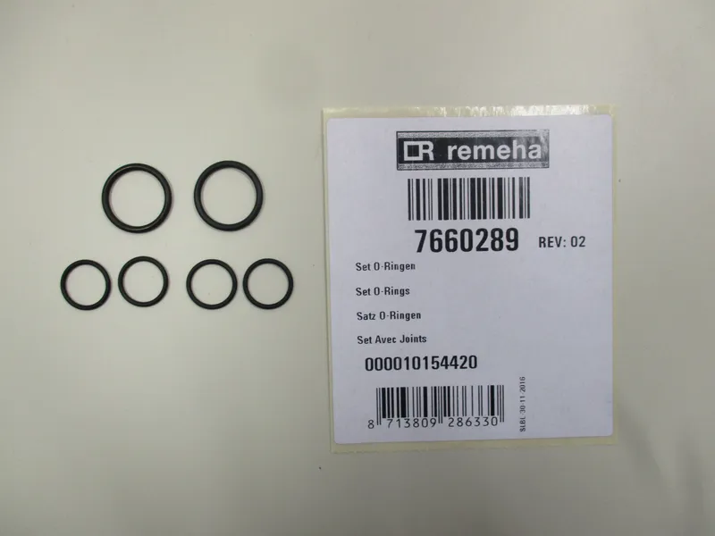 Remeha Set O-Ring Dichtung Befülleinheit 7660289