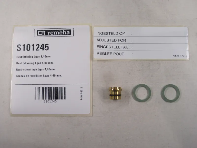 Remeha Drosselsch. Erdgas (L) 4.40mm (15kW) S101245