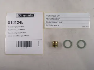 Remeha Drosselsch. Erdgas (L) 4.40mm (15kW) S101245