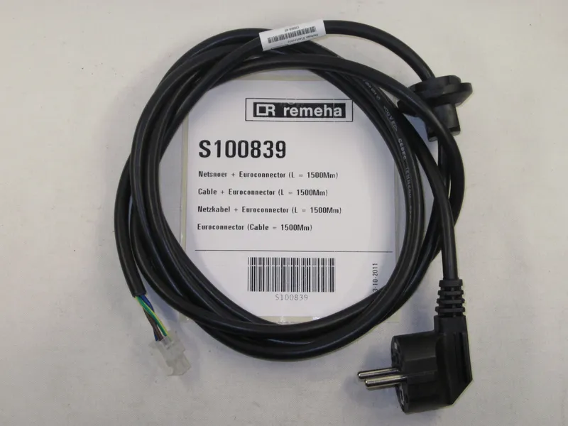 Remeha Netzkabel+Euroconnector (L=1500mm) S100839