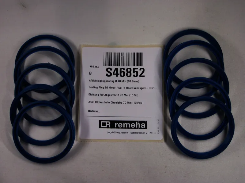 Remeha Dichtung D.70mm ( x10) S46852