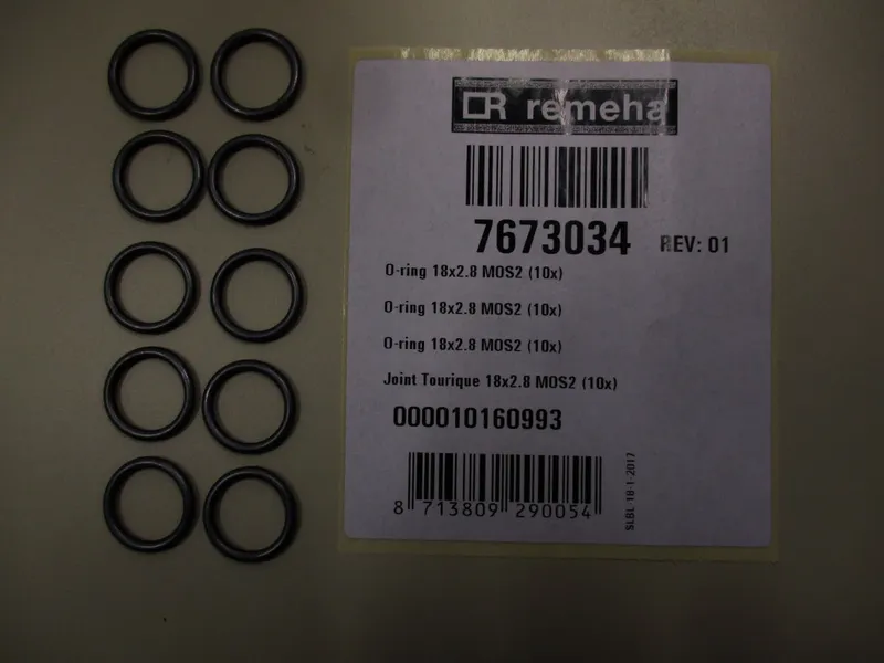Remeha O-Ring 18x2.8 (10x) 7673034
