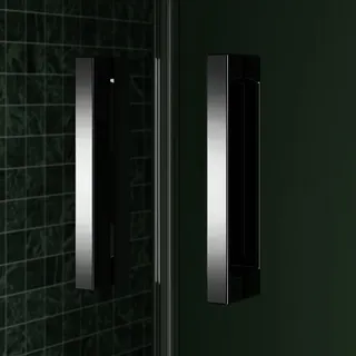 Koralle Eckdusche Schenkel SL450 EPFBOS L 120 1185-1200x2000 Silber matt ESG trans. – Bild 2