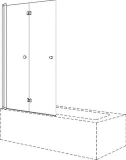 Koralle Falttür TwiggyPlus BF2 90 885-905x1400 Silber matt ESG transparent – Bild 4