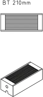 Kermi KKN Konv. Typ21 BH250x210x1200mm QN2153, weiß, 10 bar, m. Abdeckung – Bild 4