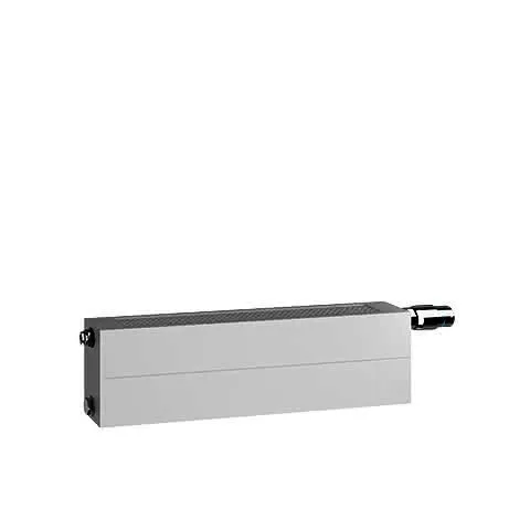 Kermi V-Konvektor Typ21 BH140x72x4000mm QN2172, weiß, 6 bar, m. Abd., Vent. rechts