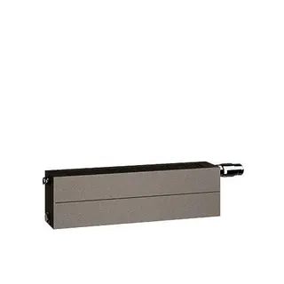 Kermi V-Konvektor Typ21 BH140x72x2000mm QN1086, weiß, 6 bar, m. Abd., Vent. rechts – Bild 2