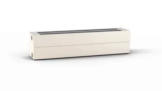 Kermi Konvektor KSN22 BH:140 BL:1400mm weiß RAL 9016 Anschlußbild U 1/2"