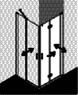 Kermi Eck-Halbt. rechts Diga 2CR 1000x 2000 BV: 980-1000 SIHG ESG Opaco – Bild 3