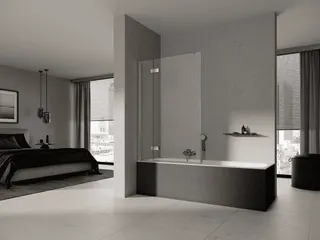 Kermi Pendelflügel MENA DTR 900x 1500 BV: 880-900 SWS ESG klar – Bild 2