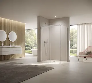 Kermi Gleittür Nica D2R 1300x 2000 BV: 1275-1300 SWS ESG klar