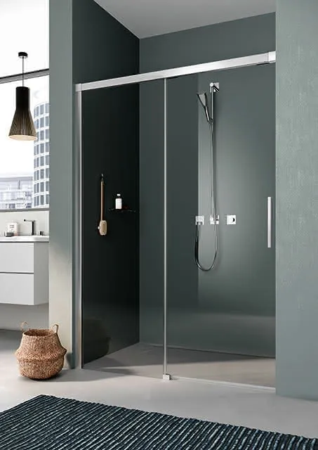 Kermi Gleittür Nica L2R 1400x 2000 BV: 1385-1410 SIHG ESG klar Clean