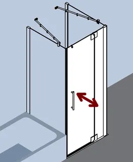 Kermi Pendeltür Pasa XP 1WL 1030x 2000 GAK: 985-1015 SIHG ESG klar – Bild 2