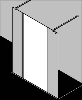 Kermi WALK-IN XB FWA 1400x 2000 BV: 1400 SIHG ESG klar Clean – Bild 3