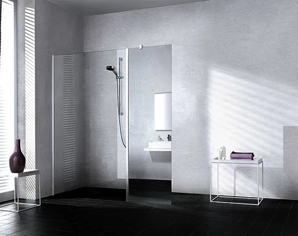Kermi Festfeld Walk-In XB WIH 0400x 2000 BV: 400 SIHG ESG Spiegel Cl.