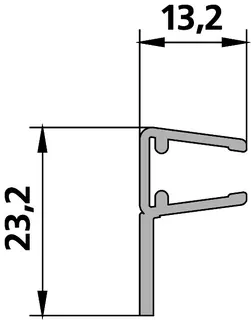 Kermi 3171 1x Anschlagdichtung Länge 2000 mm
