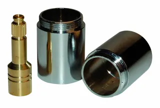 AIPS SF SEPP GA UP Verlängerungsset M24x1 (DN15)xM24x1 (DN15) I/A MS chr.