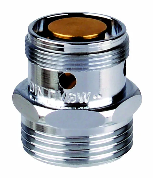 AIPS SF SEPP Eis Ersatz-Rohrbelüfter M24x1 (DN20)xG3/4 (DN20) A/A, MS chr.