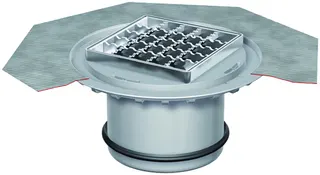 ACO Aufsatzstück AV-Selecta PP 196x196/ L15/ rutschh./mit Rost