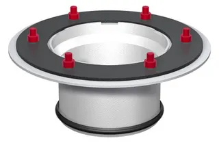 ACO Oberteil DN100/ Pressfl./epoxiert