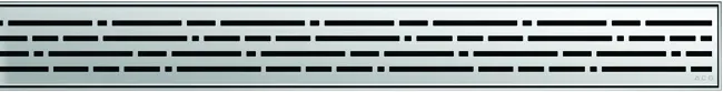 ACO ShowerDrain Rost/grating 700x80/ Mix/ V2A/ K3/US 37403