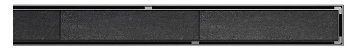 ACO ShowerDrain Rost/grating 1000x80/ Tile/ V2A/ K3