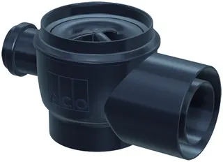 ACO Easy-Flow DN70/100 seit.Zulauf 1,5 Grad/1,6l/s/ Kst./Halter./ WS50