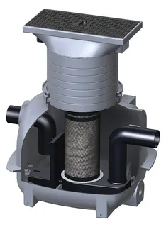 ACO Ölabscheider Coalisator P NS1,5/Garnitur V2A/m. Schlammf