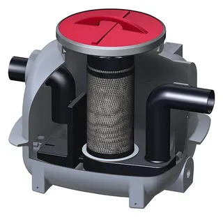 ACO Ölabscheider Coalisator P DN100/NS1,5/ mit Schlammfang