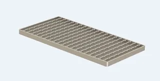 ACO Stegrost Hygiene 268x500/ M125/ V2A/ Classic