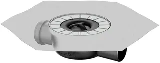 ACO Sanitärablauf Easyflow+ Flatline/DN50/1,5 Grad/0,8l/s/seitl.Zul.
