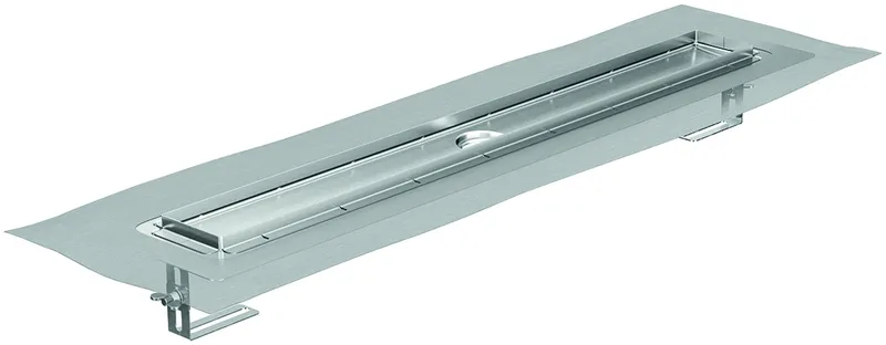 ACO ShowerDrain M+ Duschrinne 1000x80/ohne Ablauf/VA/Fl.hori