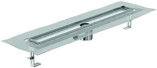 ACO ShowerDrain E+ Duschrinne DN50/VA 700x80/1,5 Grad/0,6l/s/Fl.hori/WS50