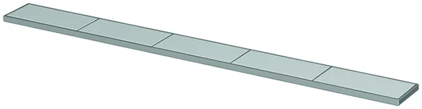 ACO ShowerDrain Public Rost Tile/2493x78/K3/dreiteilig