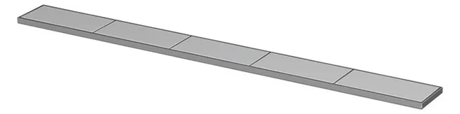 ACO ShowerDrain Public Rost Tile/1993,5x105/K3/dreiteilig