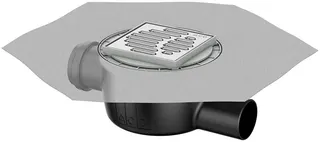 ACO Sanitärablauf Easyflow+ DN50/100x100/1,5 Grad/0,8l/s/seitl.Zul.