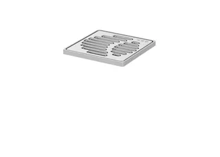 ACO Sanitärablauf Easyflow+ Rahmen und Rost/150x150/K3